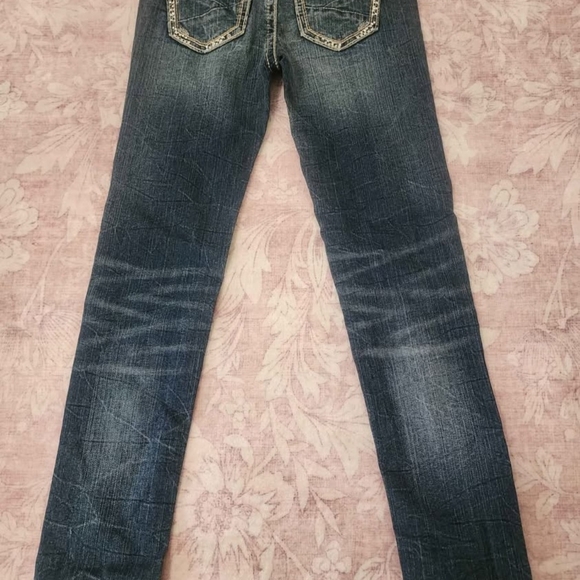 Daytrip Dark Blue Skinny Jeans - Picture 1 of 3